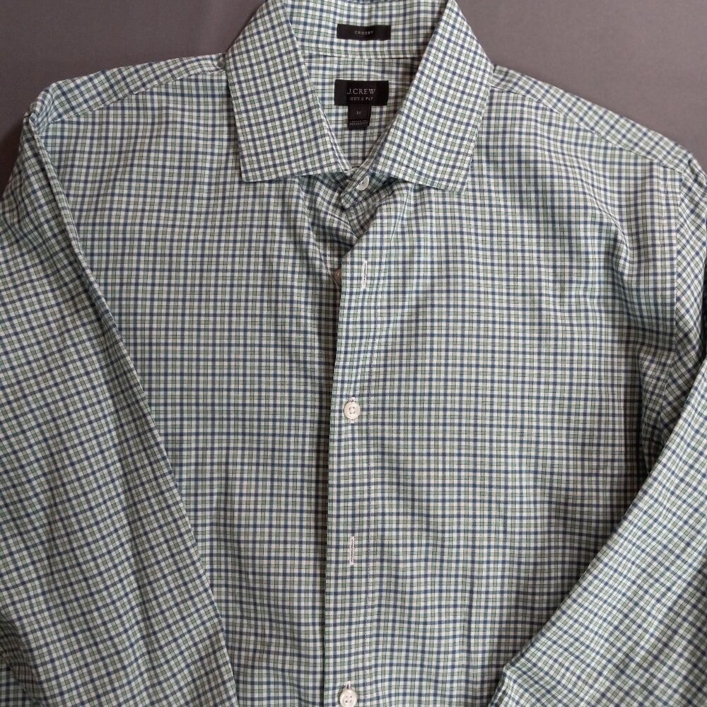 J. Crew 100 % Cotton‎ Crosby 120's Ply Shirt Size M
